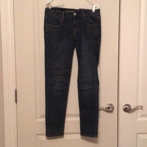 NWOT American Eagle Moto jegging/skinny jean. Sz 8